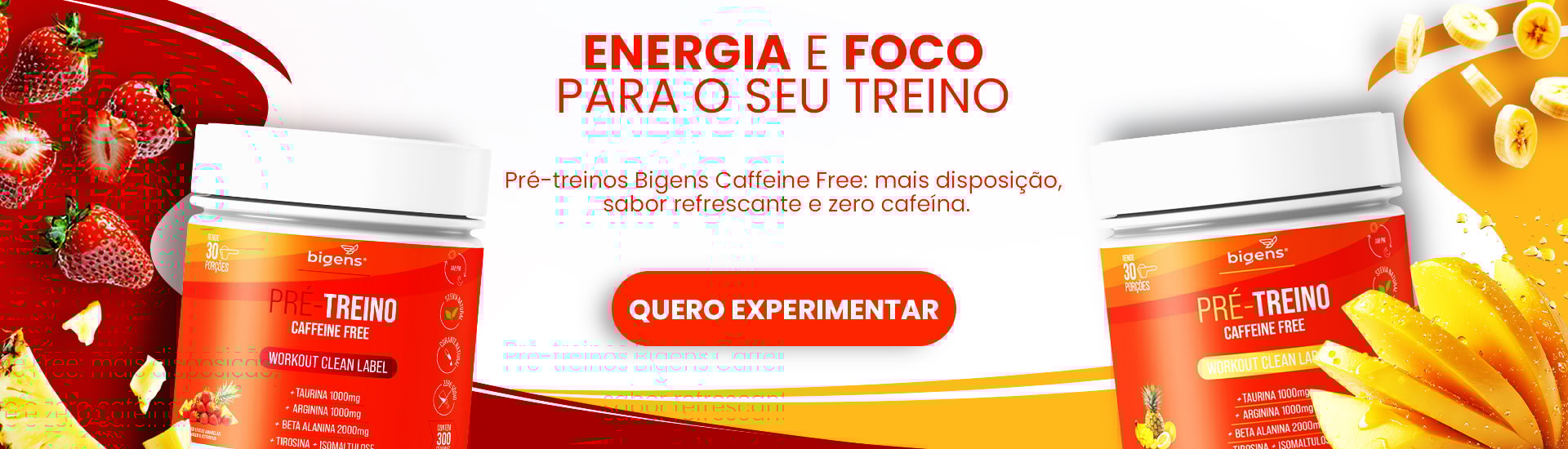 Pré-Treino Caffeine Free