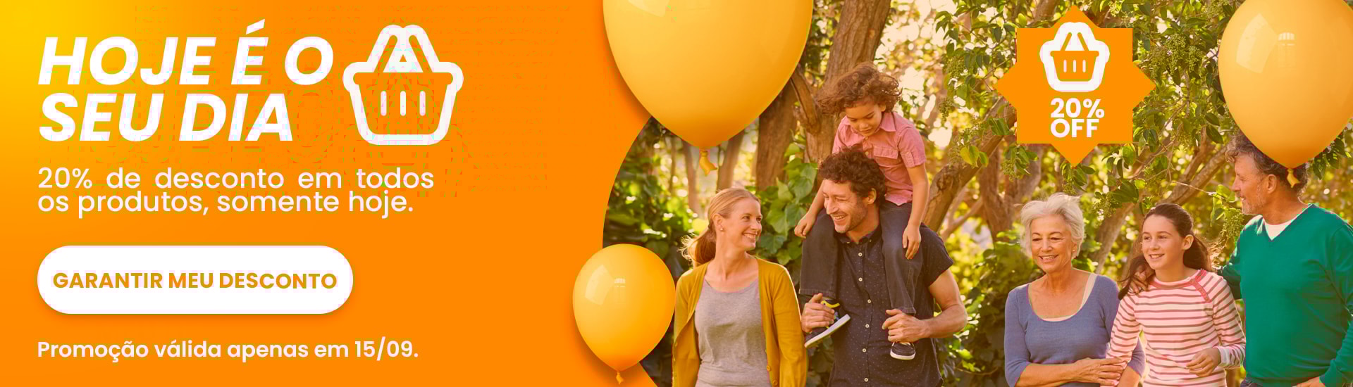 Dia do Cliente | 20% OFF