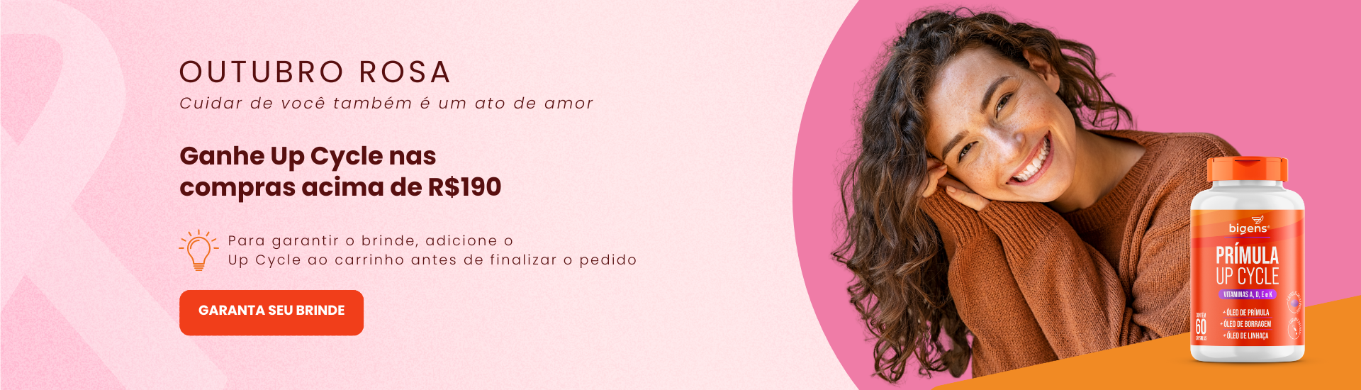 Outubro Rosa + brinde