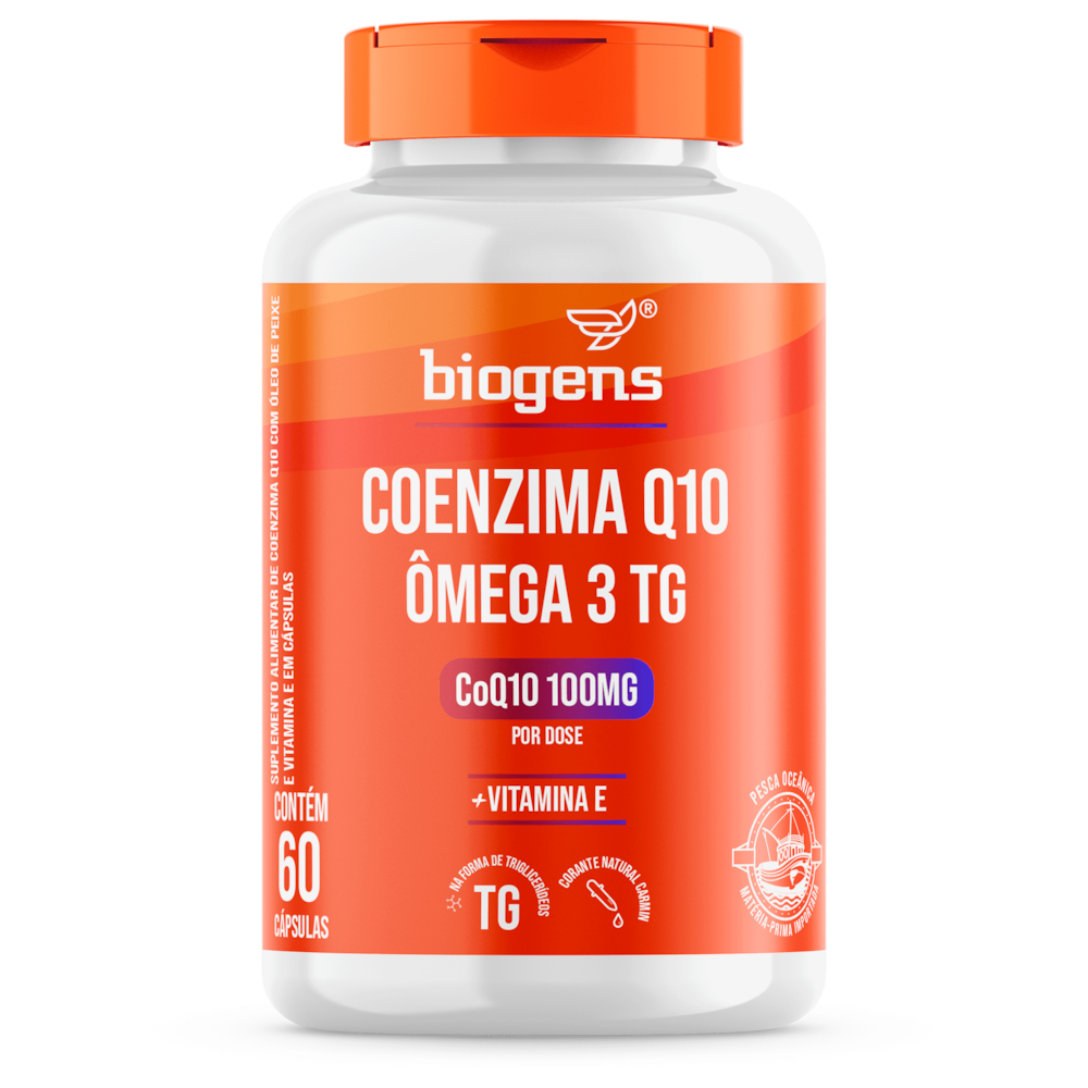 Coenzima Q10 + Ômega 3 TG