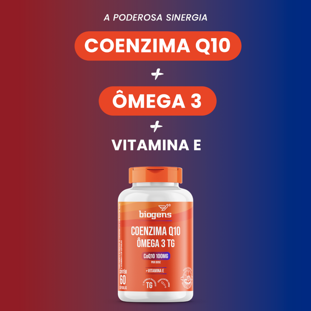 Coenzima Q10 + Ômega 3 TG