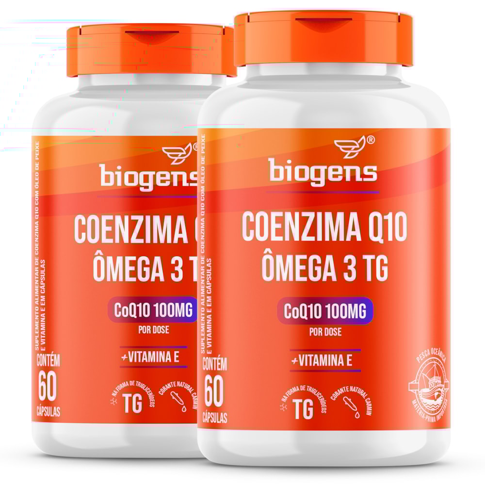 Coenzima Q10 + Ômega 3 TG