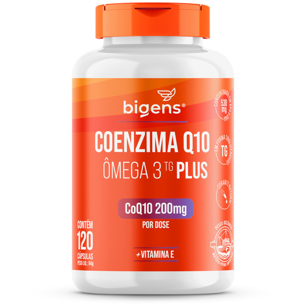 Coenzima Q10 Plus + Ômega 3 TG