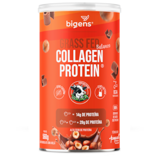 Grass Fed Balance Collagen Protein Chocolate com Avelã