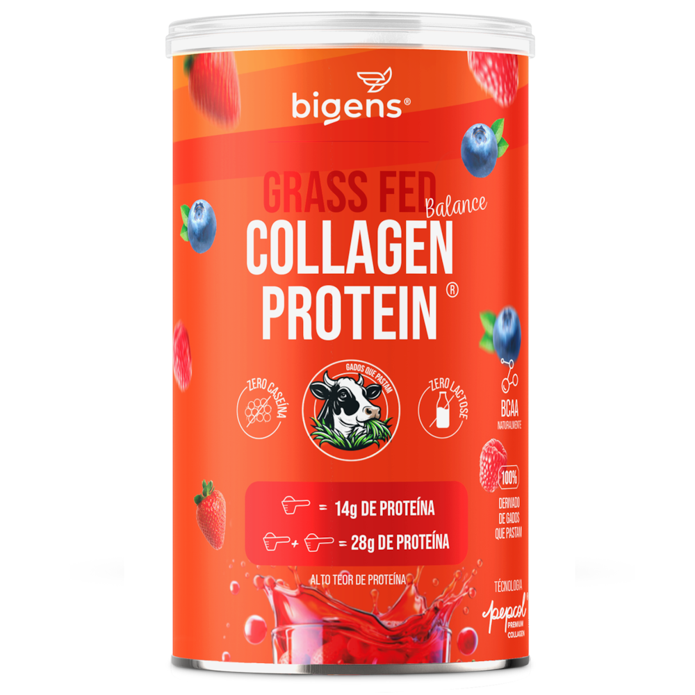 Grass Fed Balance Collagen Protein Frutas Vermelhas