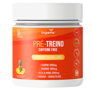 Pré-Treino Caffeine Free Frutas Amarelas