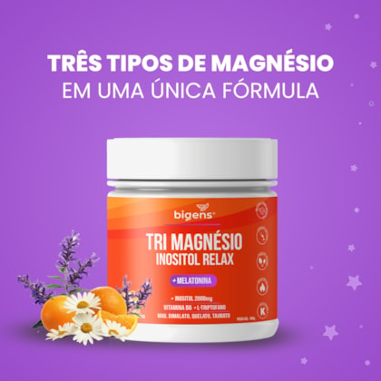 Tri Magnésio Inositol + Melatonina